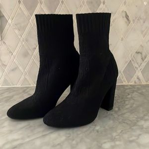 Heeled booties size 6.5M 3 inch heel